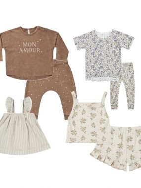 Rylee + Cru and Quincy Mae 6-12 month Sets and Dress
